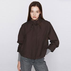 [지오다노] 여성 루즈핏 하이넥 집업 점퍼 자켓 376504