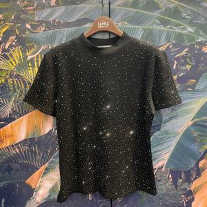 [르니앤맥코이]블링블링큐빅슬림티셔츠MN05TS700_IC