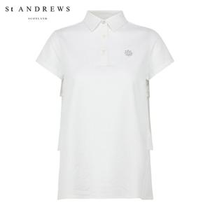 [세인트앤드류스] 여성 시어서커 백 티어드 칼라 티셔츠 821D2TSA07_WH
