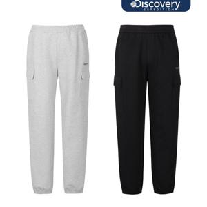 디스커버리 26SS신상 남성 니트 트레이닝 루즈 테이퍼드 카고 조거팬츠 DMTP25061