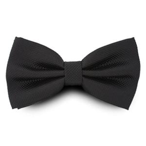 블랙 솔리드 보타이 나비넥타이_CNV001