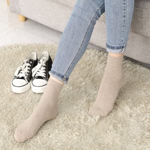 데일리 베이직 골지 패션 양말 여자 여성 기본 학생 양말