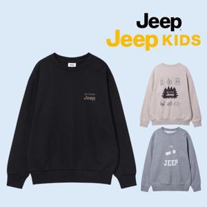 [백화점]지프 Jeep [남녀공용] 패밀리 맨투맨 티셔츠 택1