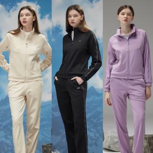 [스케쳐스]여성 아이코닉 웜 스트레치 트랙셋업(자켓+팬츠) 3종