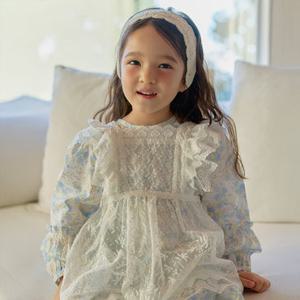 [베베쥬] 가든에이프런원피스