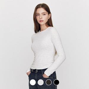 [지오다노/본사] 325902 여 시어 레이어드 긴팔티