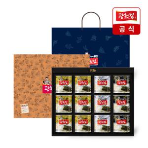 [광천김] 고급 선물세트 2호 (캔김12캔+선물용 가방)