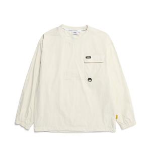 내셔널지오그래픽 N231MSW090 세미오버핏 우븐 경량 스트레치 가슴 포켓 밴틸 매쉬 맨투맨 티셔츠 IV