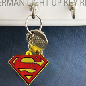 라이트 키링 슈퍼맨 로고 차키 열쇠고리 다용도 방키
