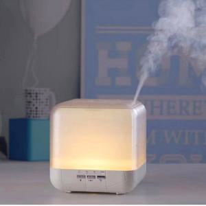 오픈용 대용량 큐브 가습기 LED 무드등 초음파