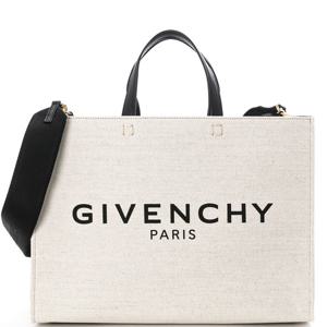 지방시 G-Tote 캔버스 미디엄 토트백 37 베이지 BB50N2B1DR 255