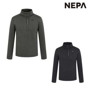 [네파]7J75402 남성 겨울 캠핑 하이버 집업 긴팔 기모 티셔츠