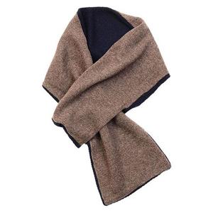 [카운테스마라(셔츠)]브라운 캐시미어 100 양면 쁘띠 머플러 CMFV4O3302I0