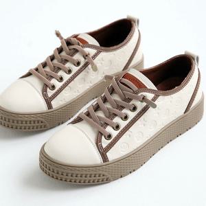 [더힐슈즈] 가죽 컬러라인 여성여자 슬립온 스니커즈 운동화 3cm