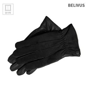 빌리버스 남자 가죽장갑 겨울 핑거홀 털장갑 BKJ001