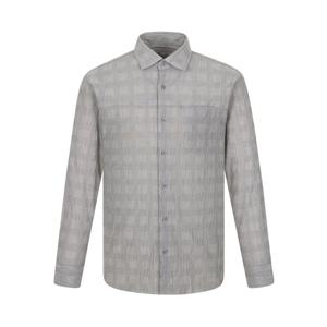 체크패턴 링클프리 세미슬림 긴팔CDH1C23008G0