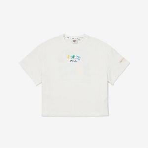 [휠라키즈] 휠라X수수진 썸머 티 (FK2RSF2S02X_OWH)