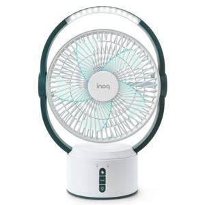 이노크아든  휴대용 캠핑겸용 이동식 무선 LED 선풍기