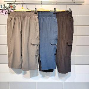 유솔대동백화점 DP01 7부 우븐 카고 바지 ULTA24403