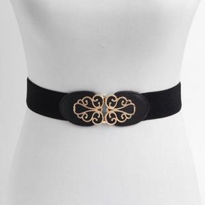 [도토로]엘레강스 스판 밴딩벨트(블랙)/ 와이드 밴드벨트