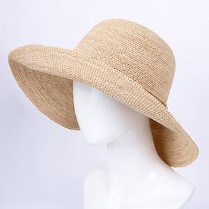 [캡텐(모자)]남녀공용 라피아 대챙 벙거지 ELD3UEN009