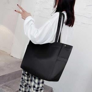 [라일리] Rly 사이드 오픈포켓 빅사이즈 쇼퍼백 디자인 여자 숄