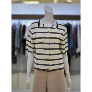 소고 트리아나 세이브존07 소고 트리아나 여성 스트라이프 반팔 니트 가디건 AJ2GA10