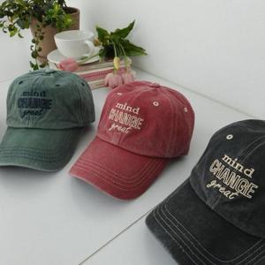 [이쁜] 체인지 그레이트 볼캡 모자 hat
