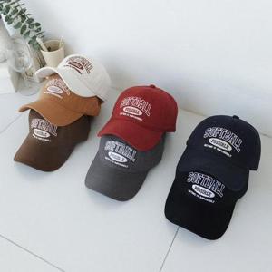 [이쁜] 소프트볼 자수 볼캡 모자