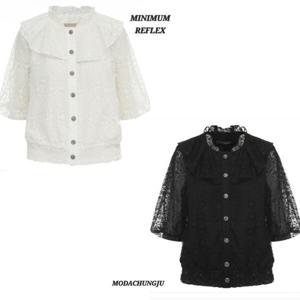 [미니멈]MD 벌룬소매 레이스 블라우스 MD MYBGWB4150 M_CJ