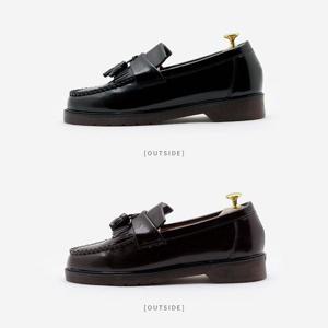 면접화 T9 남성태슬로퍼 기본굽 블랙 브라운 남자캐주얼구두