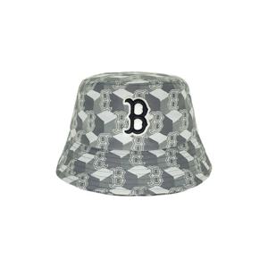 [택가/79000] MLB 공용 큐브 모노그램 버킷햇 GB3AHTM033N-43GRS