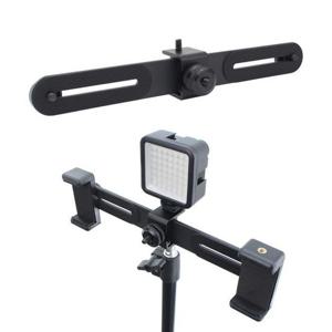 방송용 듀얼 크로스바 브래킷 플레이트 거치대 카메라