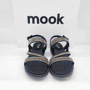 [무크]여성 무크 스톤 핫픽스 몰드 샌들 322520 ZA 블랙_CC