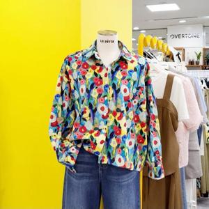르피타 DP01 플라워 프린트 셔츠 L243USH853