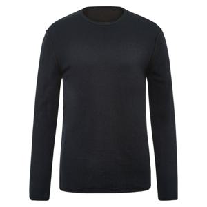 울캐시아크릴혼방 스티치포인트 니트 다크네이비 FJCMKT01A