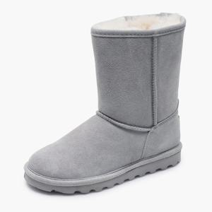 [베어파우(슈즈)]ELLE SHORT 여성 소가죽 양털 어그 부츠 K1962051PD-W 그레이