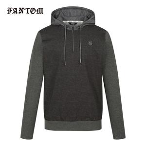 [팬텀] 남성 소재 믹스 하이브리드 후드 니트