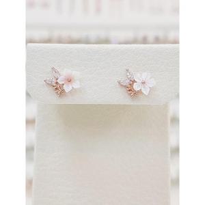 볼라레 세이브존03 볼라레 큐티 자개 꽃 귀걸이 AGspe1208AG