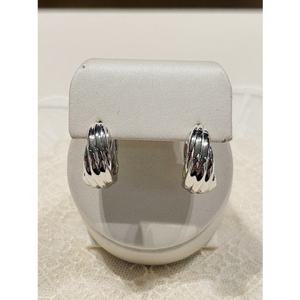 미니골드 실버 오블리크 링귀걸이 ERIM1012