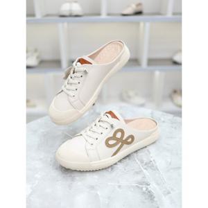 [블리아르]가죽 쿠션 데일리 뮬 운동화 4cm BLMD500307_GN