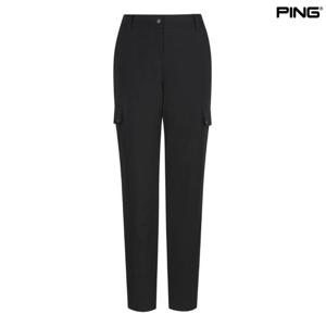 [핑골프](양말증정2개) 여성 절개 카고 조거 팬츠 (121D3PT161_BK)