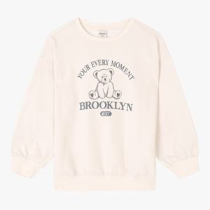 [유솔]쭈리기모 롱기장 오버핏 맨투맨 ULMA24T55