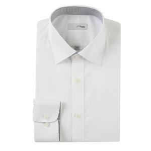 [듀퐁]24년 FW 신상 슬림핏 스트레치 솔리드 긴팔셔츠 -SE4FM21LS366SWH(화이트)