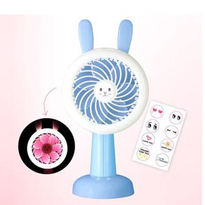 자이언트 래빗 LED커스텀 선풍기 핸디형 손 스탠드회