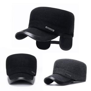 군모 스타일 영문 라벨 겨울 히든 남성 귀달이 모자