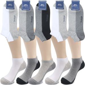 남성 슬레진저 겹바닥 무지 발목 양말 10켤레