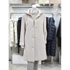 프로그램 세이브존05 심플 후드 일자핏 코트 P244H050