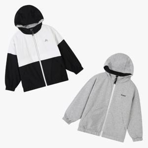 유솔 sh06 배색 리버시블 점퍼(BLACK) ULJA24105