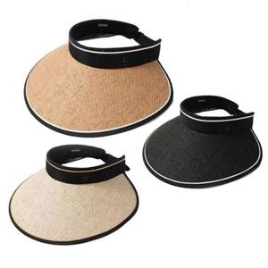 JU 접이식 와이드 데일리모자 G라탄 패션 돌돌이썬캡